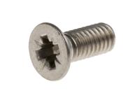 914-1949 RS PRO Pozi M4 Countersunk A4 316 Stainless Steel Machine Screws DIN 965 x 10.0mm