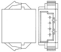 1-292254-0 TE Connectivity, AMP-CT Male Connector Housing, 2mm Pitch, 10 Way, 1 Row