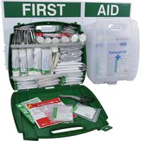 222-3779 RS PRO First Aid & Eyewash Kit for 100+ Person/People, Wall Mounted