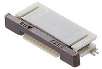 52437-2271 Molex, 52437 0.5mm Pitch 22 Way Right Angle Female FPC Connector, ZIF