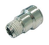 176-1995 RS PRO Nickel Plated Brass Female Quick Air Coupling, G 1/4 Male Threaded