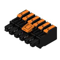 8000078357 Weidmüller, 7.5mm Pitch, OMNIMATE 4.0, 6 Way, , Pluggable Terminal Block, Hybrid Header, PCB Mount, Snap In