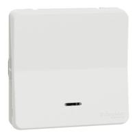 mur39024 Schneider Electric White Push Button Light Switch, 2 Way, Mureva Styl