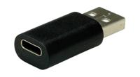 12992995 Value Straight, Cable Mount, Male to Female Type Type A to Type C 2.0 USB Adaptor