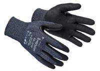 55-3725-09 Tilsatec EnVision Coating: Black, Liner: Dark Blue Yarn Work Gloves, Size 9, Microfoam Coating