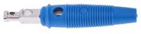 930061102 Hirschmann Test & Measurement Blue Male Banana Plug, 4 mm Connector, Solder Termination, 30A, 30 V ac, 60V dc, Nickel
