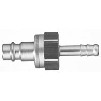 25sbtf08mpn Legris Nickel Plated Brass Female, Male Pneumatic Quick Connect Coupling, Hose Barb