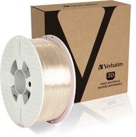 55051 Verbatim 1.75mm Transparent PET-G 3D Printer Filament, 1kg