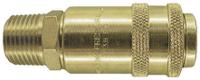 ac21em PCL Steel Male Pneumatic Quick Connect Coupling, R 3/8 Male Threaded