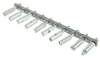 0457400000 Weidmuller SAK Series Jumper Bar for Use with DIN Rail Terminal Blocks, 57A