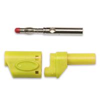 bu-3110410-4 Mueller Electric Yellow Male Banana Plug, 4 mm Connector, Solder Termination, 20A