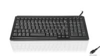 kyb500-k103-us-c Ceratech KYB500-K103-US Wired USB Compact Keyboard, QWERTY (US), Black