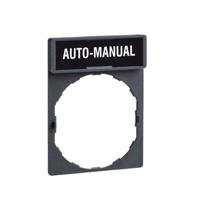 zby2464 Schneider Electric Legend Holder for Use with Harmony XB4, Harmony XB5, AUTO-MANUAL