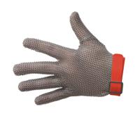 0gcm1323000000 Manulatex GCM Red Stainless Steel Puncture & Tear Resistant Gloves, Size M