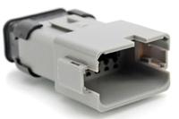 at04-12pa-srgry Amphenol Industrial, AT Automotive Connector Socket Grey Cable Mount 12 Way, Crimp Termination AT04-12PA-SRGRY