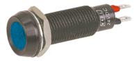 677-930-22 Marl Blue Panel Mount Indicator, 24V dc, 8.1mm Mounting Hole Size, Solder Tab Termination
