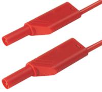934168101 Hirschmann Test & Measurement, 16A, 1000V ac/dc, Red, 500mm Lead Length