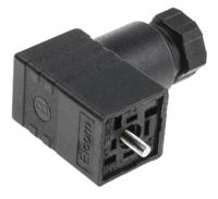 811-8213 RS PRO 2P+E DIN 43650 C, Female Solenoid Valve Connector, 250 V ac Voltage
