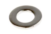 483-0710 RS PRO Nickel Plated Brass Plain Washers, 6BA, DIN 75000, ISO 4042