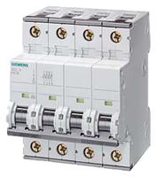 5sy4406-8 Sentron 5SY4 MCB Mini Circuit Breaker 4P, 6 A, 10 kA, Curve D