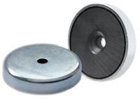 e878 Eclipse Pot Magnet 40mm Hole Ferrite, 9kg Pull