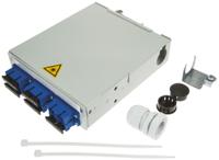 h82050e0002 Telegartner 6 Port SC Single Mode Duplex Fibre Optic Patch Panel With 6 Ports Populated