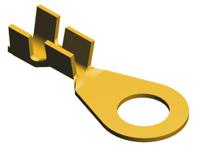 60394-1 TE Connectivity Uninsulated Ring Terminal, #10 Stud Size, 0.5mm² to 1.4mm² Wire Size
