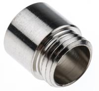 52104490 Lapp Cable Gland Adaptor, PG7 Exterior Thread, M12 Interior Thread, Nickel Plated Brass, SKINDICHT Series