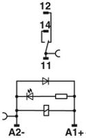 2903369 Phoenix Contact RIF-0-RPT-12DC/21AU Series Relay Module, DIN Rail Mount, 12V dc Coil, SPDT, 1-Pole