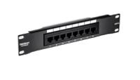 tc-p08c6 Trendnet TC Series Cat6 8 Port RJ45 Patch Panel Unshielded 44mm Black