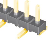 tmm-110-01-g-s-sm Samtec TMM Series Straight Surface Pin Header, 10 Contact(s), 2 mm Pitch, 1 Row, Unshrouded