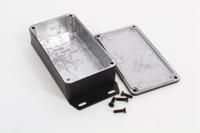 1590bfbk Hammond 1590 Series Die Cast Aluminium Enclosure, IP54, Flanged, 113 x 113 x 31mm