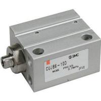 cdujs20-20d SMC 20 mm Pneumatic Piston Rod Cylinder - CU Series, Double Acting Acting