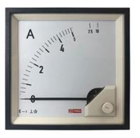 186-2462 RS PRO Analogue Panel Ammeter 10 (Input, Scale)A AC, 92mm x 92mm, 1 % Moving Iron