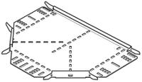 mrft150pg Legrand Medium Duty Equal Tee Pre-Galvanised Steel Cable Tray Accessory, 150 mm Width, 25mm Depth