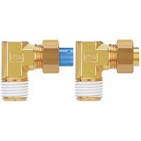 kfl06-01 SMC KF Series Male Stud Elbow, R 1/8 to Push In 6 mm, Threaded-to-Tube Connection Style