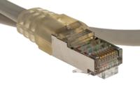 spe190718 Decelect, 1m Cat5, Grey RJ45 to Male RJ45 Male, F/UTP Shielded, Terminated