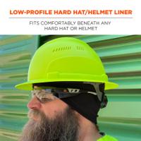 16908 Ergodyne Polyester, Spandex Black Hard Hat Liner, Hard Hat