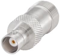 53k151-k00n5 Rosenberger Straight 50Ω RF Adapter N Socket to BNC Socket 10GHz