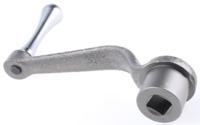 237-378 RS PRO Steel Revolving Crank Handle 200mm Radius