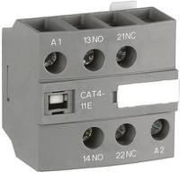 1sbn010151r1011-cat4-11e ABB Auxiliary Contact, 2 Contact, 1NC + 1NO, Front Mount CAT4