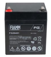 fg20451 Fiamm 12V Faston F1 Sealed Lead Acid Battery, 4.5Ah