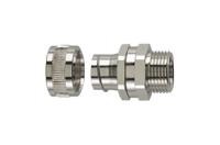 166-30421 HellermannTyton Fixed Fitting, Conduit Fitting, 12mm Nominal Size, M16, Stainless Steel, Metal IP40 rating