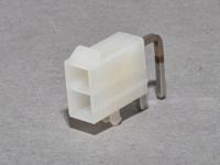 26-01-3114 Molex Mini-Fit Jr Series Right Angle Through Hole PCB Header, 2 Contact(s), 4.2 mm Pitch, 2 Row, Shrouded
