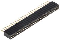 m52-5002545 HARWIN Straight Through Hole Mount PCB Socket, 25-Contact, 1-Row, 1.27mm Pitch, Solder Termination