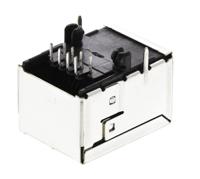 ss-60000-009 Bel-Stewart SS-60000 Series Female RJ45 Connector, PCB Mount, Cat6 Right Angle 8P8C -Way