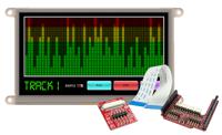 gen4-ulcd-70dt-ar 4D Systems, gen4 7in Arduino Compatible Display with Resistive Touch Screen