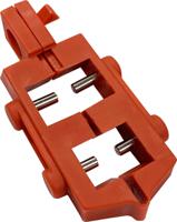 single-pole-circuit-breaker-ea Brady Red 1-Lock Nylon Circuit Breaker Switch Lockouts, 7.14mm Shackle