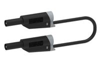 2717-iec-50n Electro PJP Test lead, 36A, 1kV, Black, 50cm Lead Length