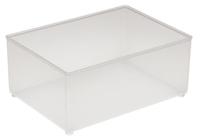 105583 Raaco 8 Cell Transparent PP Buckets for compartmentalized boxes, 47mm x 79mm x 109mm